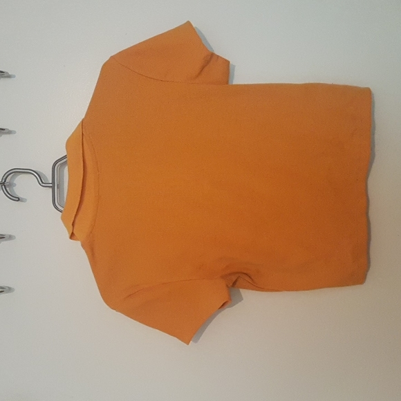 Yellow Arbene Cropped Collared shirt, Size Large - Picture 3 of 3